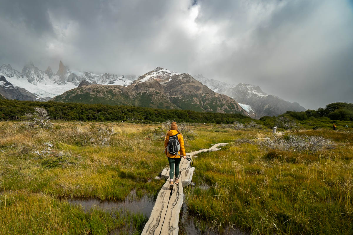 Dramatic granite spires in Patagonia